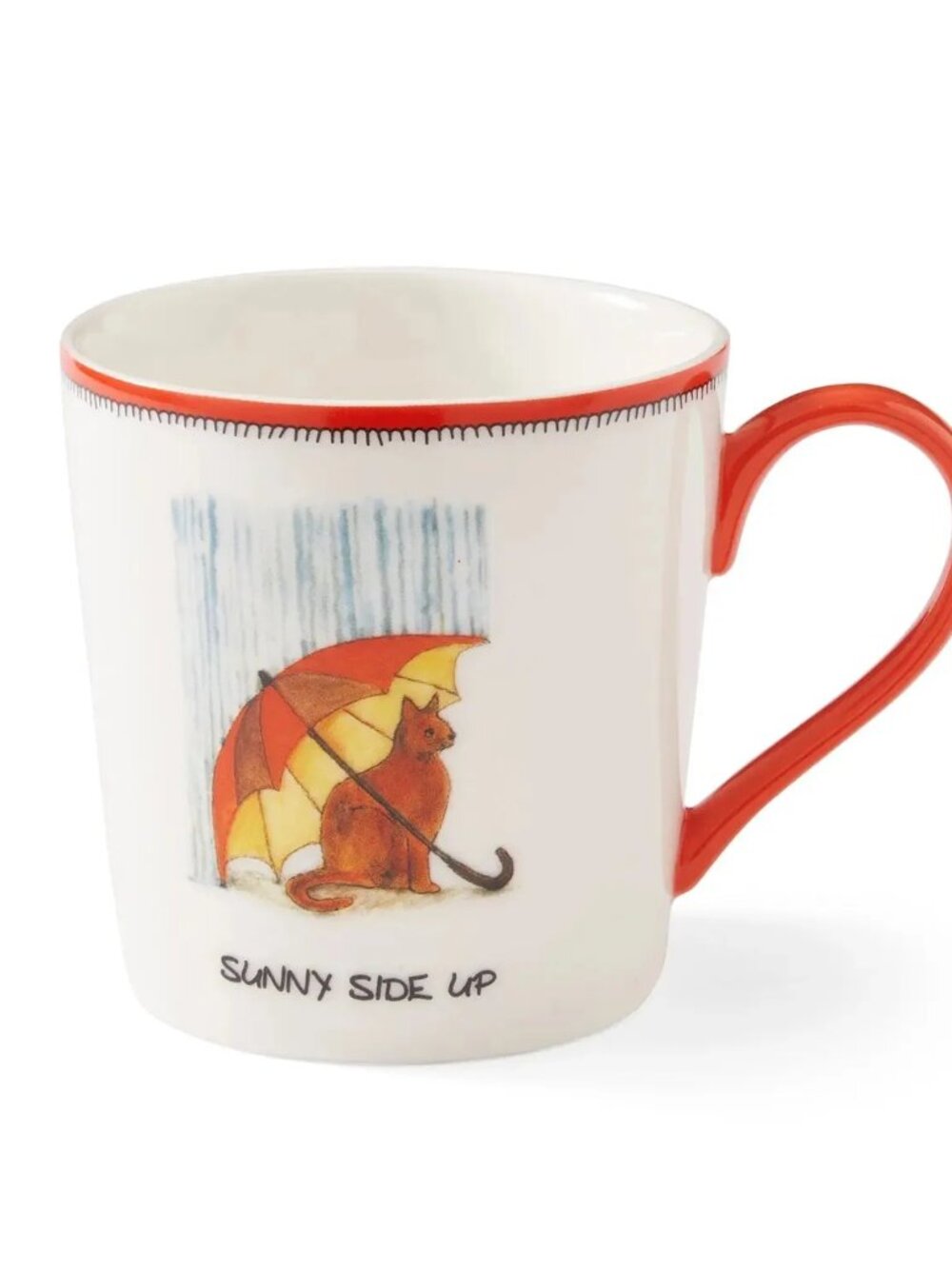 SPODE Kit Kemp Doodle Mug "Sunny Side Up" in Fine China Gift Boxed 12 oz. NWT